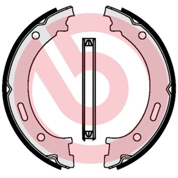 Bremžu loku kompl., Stāvbremze BREMBO S 37 506