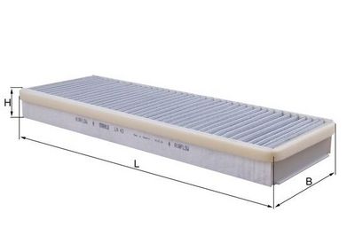 Filtrs, Salona telpas gaiss KNECHT LA 43