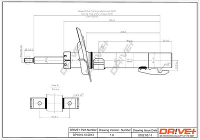 Амортизатор Dr!ve+ DP1610.10.0013