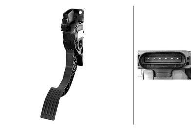 Датчик, положение педали акселератора HELLA 6PV 312 077-011