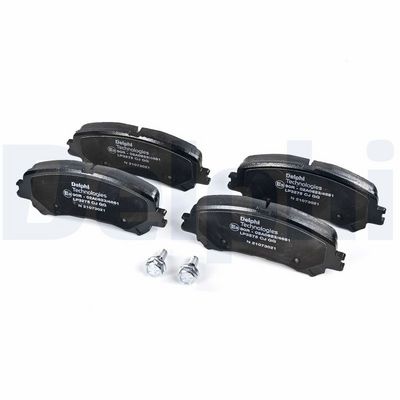 Комплект тормозных колодок, дисковый тормоз DELPHI LP3275