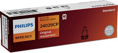 Kvēlspuldze, Instrumentu paneļa apgaismojums PHILIPS 24029CP