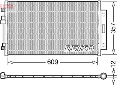 Конденсатор, кондиционер DENSO DCN09004