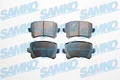 Комплект тормозных колодок, дисковый тормоз SAMKO 5SP1390