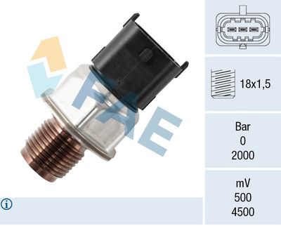 Датчик, давление подачи топлива FAE 15628