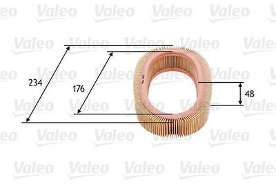 Gaisa filtrs VALEO 585671