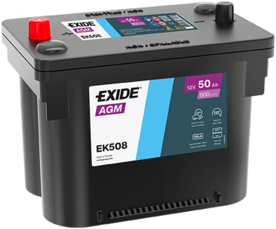 Стартерная аккумуляторная батарея EXIDE EK508