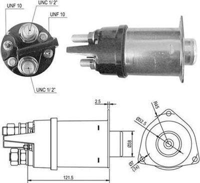 Ievilcējrelejs, Starteris MAGNETI MARELLI 940113050493