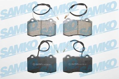 Комплект тормозных колодок, дисковый тормоз SAMKO 5SP1141