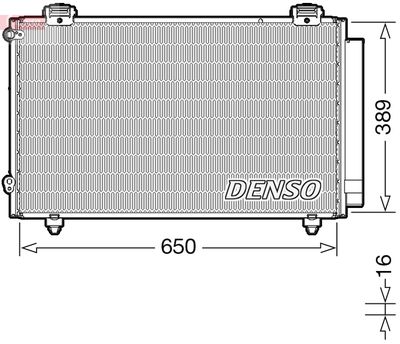 Конденсатор, кондиционер DENSO DCN50023
