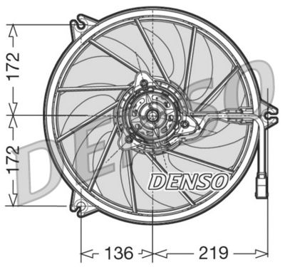 Ventilators, Motora dzesēšanas sistēma DENSO DER21008