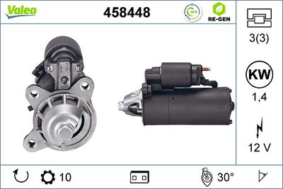 Starteris VALEO 458448