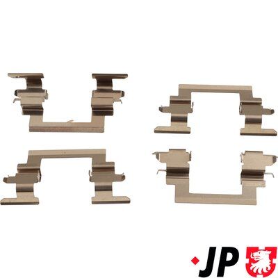 Piederumu komplekts, Disku bremžu uzlikas JP GROUP 3964002410