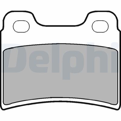Bremžu uzliku kompl., Disku bremzes DELPHI LP904