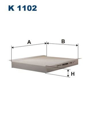 Фильтр, воздух во внутренном пространстве FILTRON K 1102