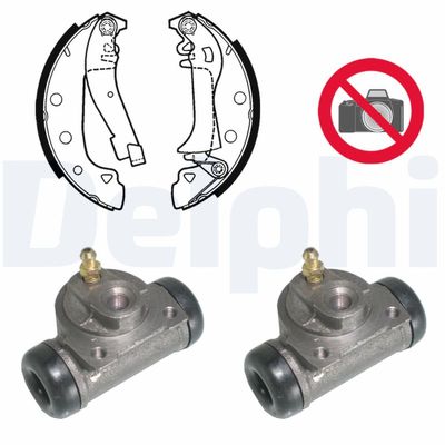 Комплект тормозных колодок DELPHI KP671