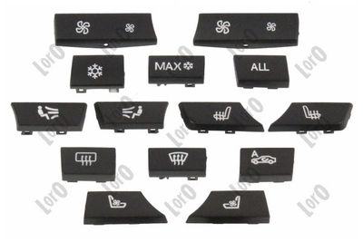 Vadības elementi, Apsilde/Ventilācija ABAKUS 135-99-022