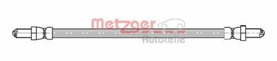 Bremžu šļūtene METZGER 4112534