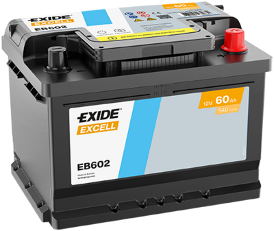 Стартерная аккумуляторная батарея EXIDE EB602