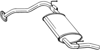 Глушитель выхлопных газов конечный BOSAL 278-603