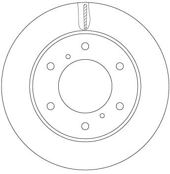 Тормозной диск TRW DF6735
