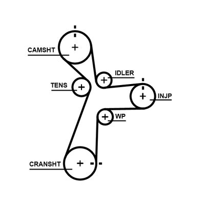 Зубчатый ремень GATES 5696XS