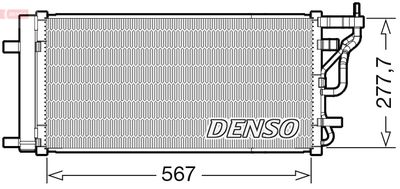 Конденсатор, кондиционер DENSO DCN41024