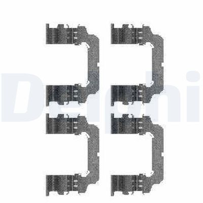 Piederumu komplekts, Disku bremžu uzlikas DELPHI LX0484