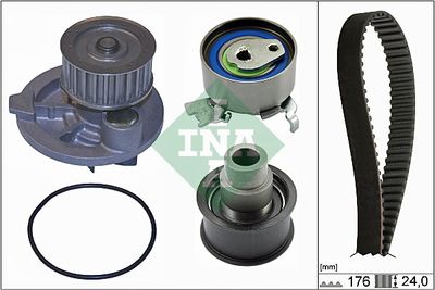 Ūdenssūknis + Zobsiksnas komplekts Schaeffler INA 530 0079 30