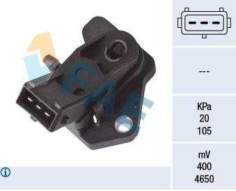 Датчик, давление во впускной трубе FAE 15014