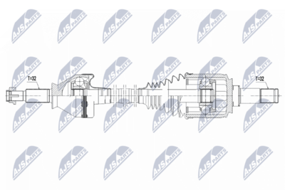 Приводной вал NTY NPW-MA-007