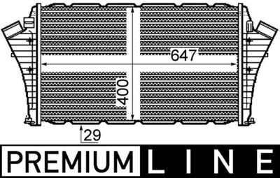 Интеркулер MAHLE CI 304 000P