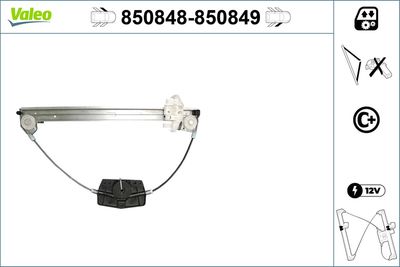 Стеклоподъемник VALEO 850848