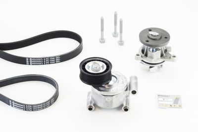 Ūdenssūknis + ķīļrievu siksnas komplekts CONTINENTAL CTAM 6PK1306WP2