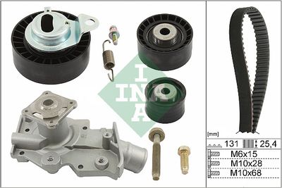 Ūdenssūknis + Zobsiksnas komplekts Schaeffler INA 530 0102 30