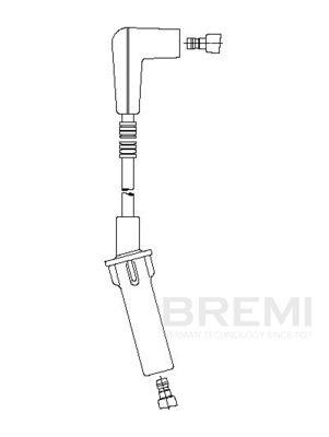 Augstsprieguma vads BREMI 378E77