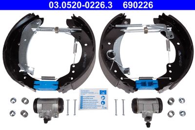 Bremžu loku komplekts ATE 03.0520-0226.3