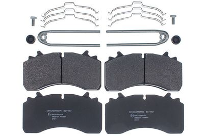 Bremžu uzliku kompl., Disku bremzes DENCKERMANN BC11007