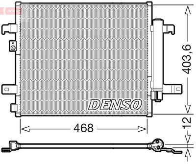 Конденсатор, кондиционер DENSO DCN09124
