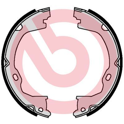 Bremžu loku kompl., Stāvbremze BREMBO S 37 508