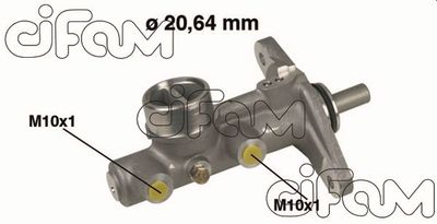 Galvenais bremžu cilindrs CIFAM 202-145