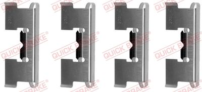 Piederumu komplekts, Disku bremžu uzlikas QUICK BRAKE 109-1017
