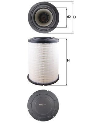 Воздушный фильтр MAHLE LX 4139