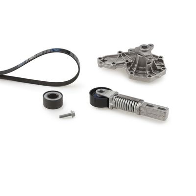 Ūdenssūknis + ķīļrievu siksnas komplekts GATES KP26PK1605