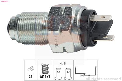 Выключатель, фара заднего хода EPS 1.860.017
