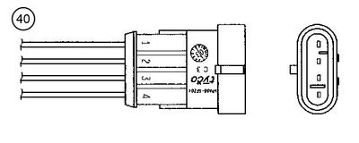 Lambda zonde NTK 90406