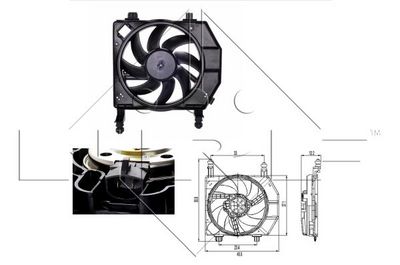 Ventilators, Motora dzesēšanas sistēma NRF 47261