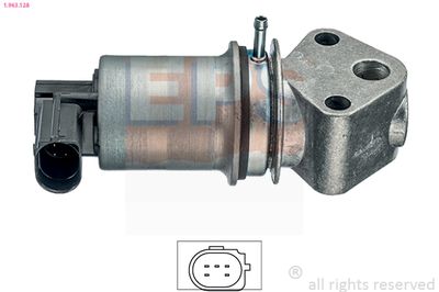 Izpl. gāzu recirkulācijas vārsts EPS 1.963.128