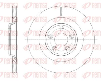 Тормозной диск REMSA 62111.10