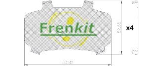 Pretčīkstēšanas plēve, Bremžu uzlikas FRENKIT 940323